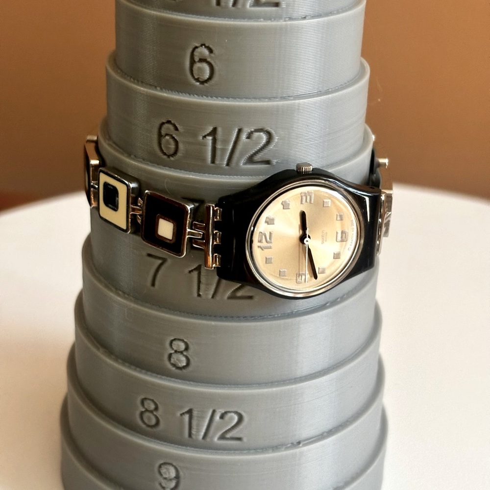 SWATCH WATCH 2002 ENAMELED METAL BRACELET - NEW BATTERY - Picture 5 of 5